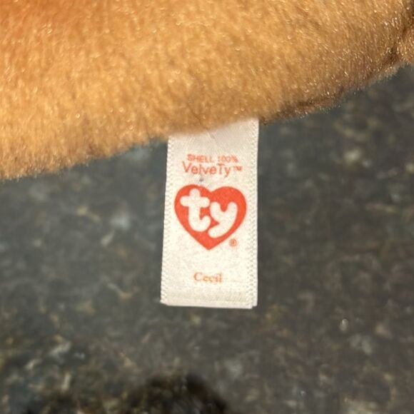 Ty Cecil The Lion 9” Beanie Babies Boos Plush VelveTy Stuffed Animal - Picture 8 of 9